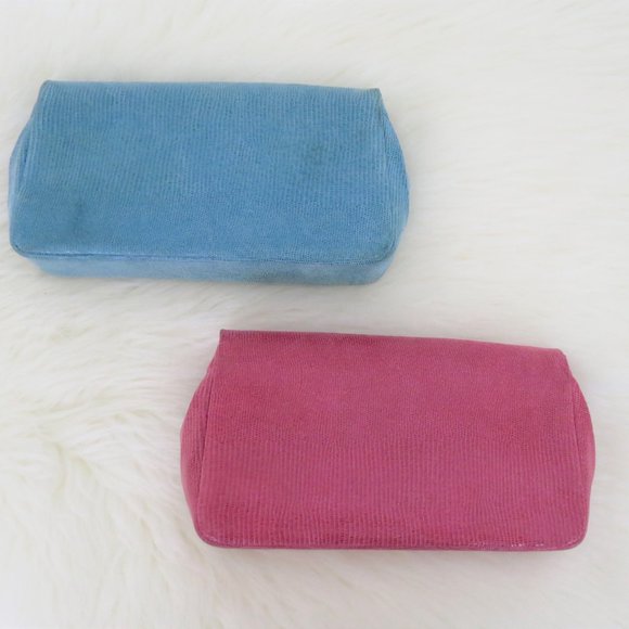 Sarah Shaw Set Leather Rhinestone Clutches - Picture 2 of 3